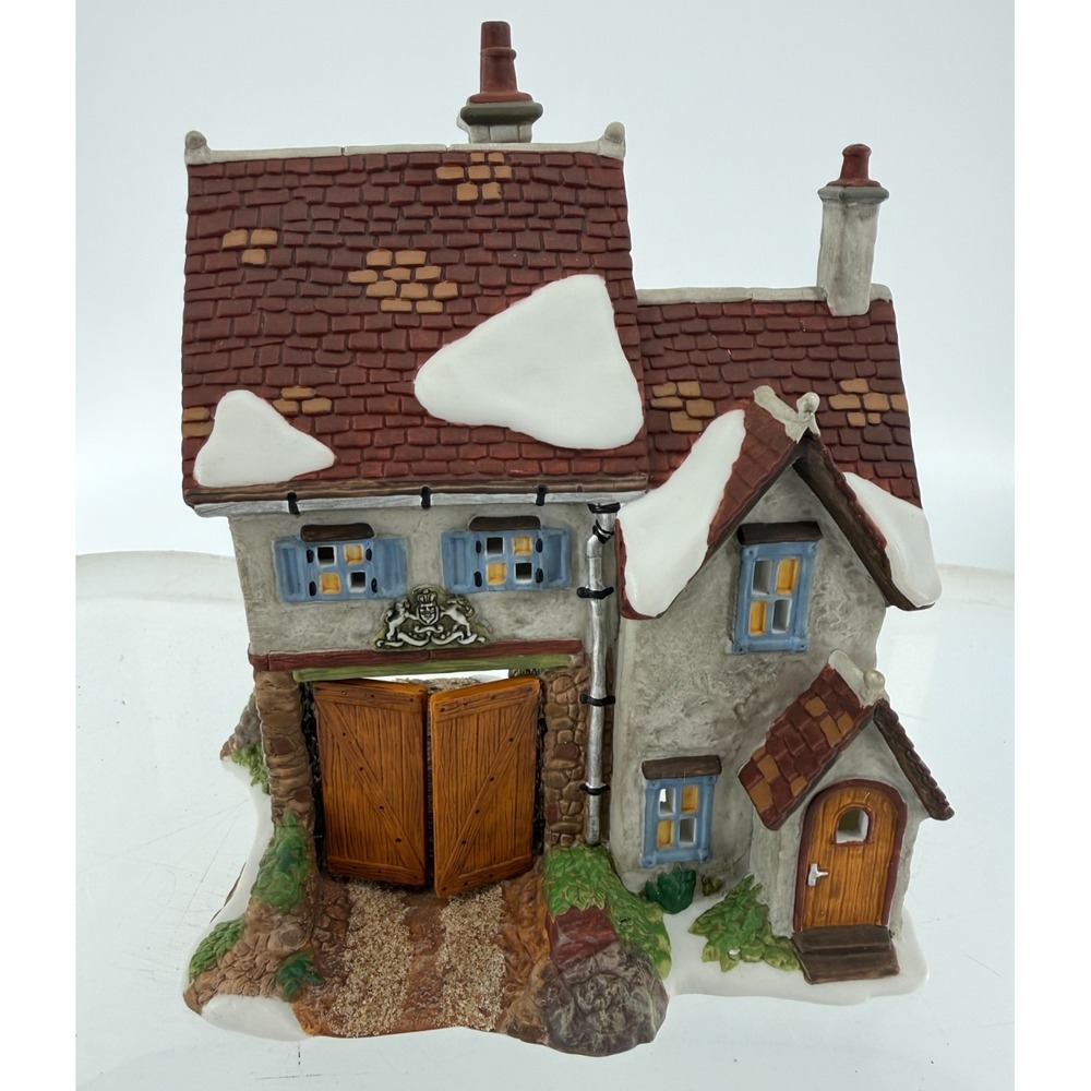 Department 56 Dickens Village Stump Hill Gatehouse Lighted Porcelain Building 20